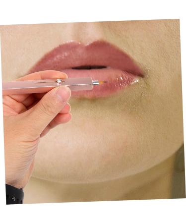 MAGICLULU Lip Makeup Brush Lip Lip Gloss Brush Concealer Brush Wand Retractable Lip Brush Lip Balm Applicator Makeup Brush for Women Lip Wands Miss Pink Lips Plastic Eye Cream - Buy Online on GoSupps.com