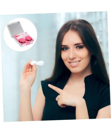 JECOMPRIS 8-Piece Square Glasses Case Travel Set - Eye-Catching Contact Lens Holder & Organizer - Colored Lenses Storage Box Durable ABS - Buy Online on GoSupps.com
