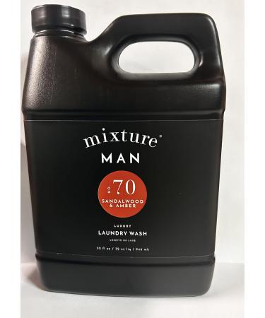Sandalwood Amber Mixture Man Scented Laundry Wash 32 Ounce