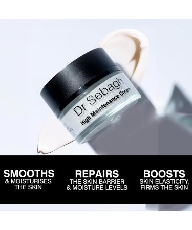Dr Sebagh High Maintenance Cream (1.7 fl oz) - Ultra-Rich Hydrating Moisturizer - Facial Moisturizer for Dry Skin - Anti-Aging Cream for Face - Luxurious Hydrating Moisturizer for Women - Buy Online on GoSupps.com