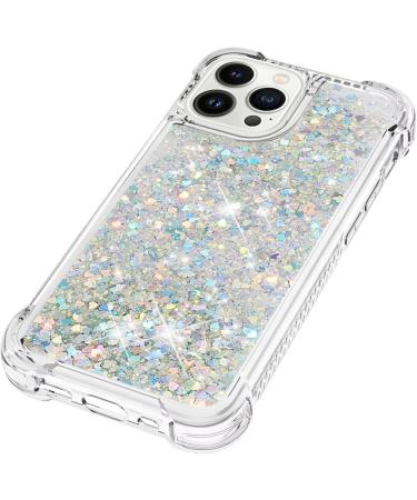 Tivenfezk Nadoli Glitter Quicksand Shell for iPhone 15 Pro Max | Shockproof Silicone TPU Bumper Case | Transparent Liquid Protection - Buy Online on GoSupps.com