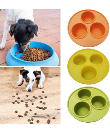 PERZOE Dog Treat Molds Homemade Freezable Silicone Mold Easy Clean Dog Ice Cube Trays for Chocolate Candy Jelly Ice Cube Dog Treats Lemon Yellow - Buy Online on GoSupps.com