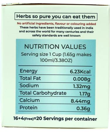 One More Cup Natural Night Tea With Chamomile Flavor Naturals Herbs Tea (20 Tea Bags) - Buy Online on GoSupps.com