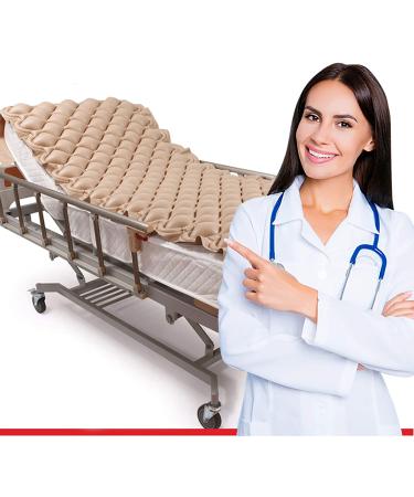 Wave Medical Premium Alternating Pressure Pad System - Pressure Sore Relief Mattress Pad with Ultra Quiet Pump - Fits Standard Hospital Bed - Bedridden Patients - Bed Sore Prevention - Buy Online on GoSupps.com