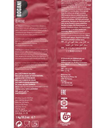 Bogani Strong Portuguese Coffee Whole Beans Ground Coffee whole coffee beans 1Kg - Buy Online on GoSupps.com