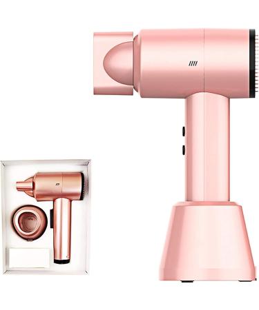 Portable Cordless Hair Dryer Hand-held Wireless Hair Dryer Rechargeable Blow Dryer for Blowing Hair Painting Drying Gold - Buy Online on GoSupps.com