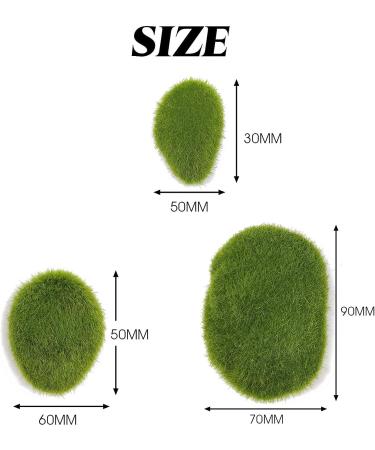 RONYOUNG 30PCS Artificial Moss Rocks - Decorative Fake Moss Stones for Fairy Gardens and Crafts - Buy Online on GoSupps.com