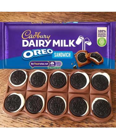 4 x Mixed Oreo White & Oreo Sandwich Chocolate Bars With Gift Box - Buy Online on GoSupps.com