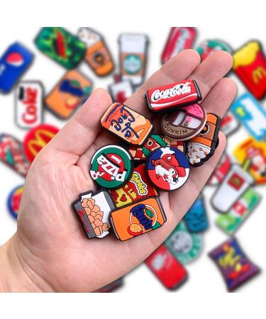 40PCS Fast Food Drink Shoe Charms for Croc Clogs - Adults Party Favor - Buy Online on GoSupps.com