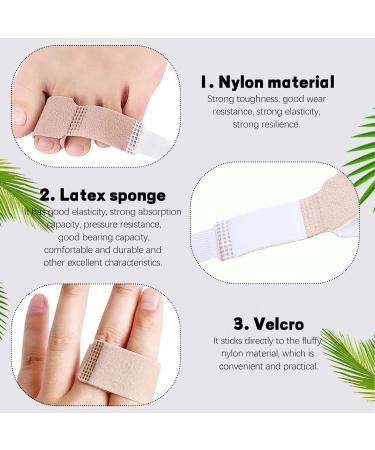 6Pcs Hammer Toe Straightener - Reusable Toe Corrector for Foot Pain Relief in Men and Women - Effective Solution for Hammer, Crooked, Broken, Curled, and Overlapping Toes - Buy Online on GoSupps.com