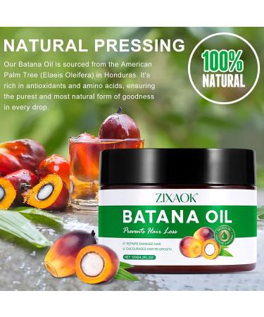 Raw Batana Oil for Hair Growth | 100% Pure Organic from Honduras | Prevent Hair Loss & Enhance Thickness | 4 FL OZ - Buy Online on GoSupps.com