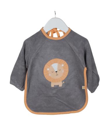 Schlummersack baby bib waterproof with long sleeves in various designs for boys and girls from 6-24 months Safari