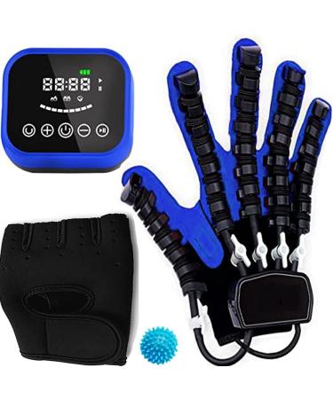 Hemiplegia Finger Rehabilitation Trainer Robot Gloves Finger Training Stroke Hand Splint for Hand Rehabilitation(Size:L Code Color:Right Hand) L code right hand