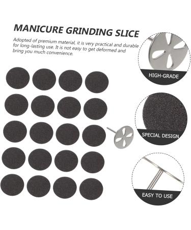 Healvian 3 Sets Nail Polishing Sheets Electrical Tools Nail Drill Bits Nail Exfoliating Tools Electric Tool Dead Skin Removal Tools Nail Disc Bit Lava Stone Electric Grinder Stainless Steel - Buy Online on GoSupps.com