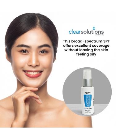 Clear Solutions Just Block Tinted Sunscreen SPF 30 - Lightweight Moisturizing Daily Sunblock - Buy Online on GoSupps.com