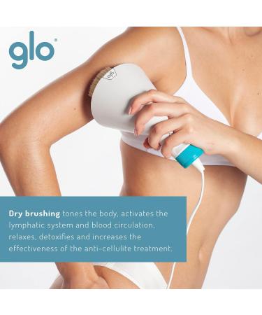 Glo Body Brush - Dry Body Scrub Head for GLO 910 Anti-Cellulite Massager | Stimulate Circulation Tighten & Revitalize Skin - Buy Online on GoSupps.com