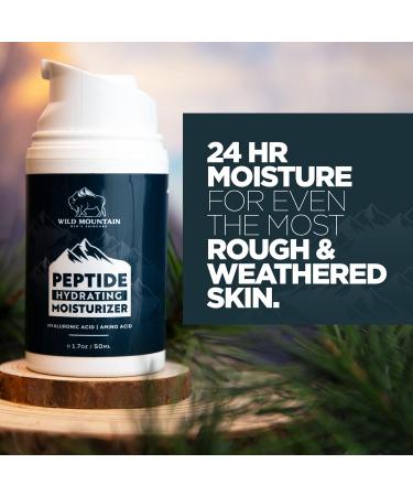 Peptide Moisturizer for Men | Best Men's Face Lotion & Facial Moisturizer - Hydrating & Anti-Aging - Buy Online on GoSupps.com