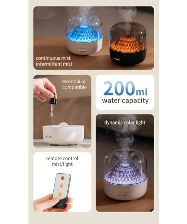 200ml Premium Essential Oil Diffuser with Remote Control - 5 in 1 Aromatherapy & Humidifier for Large Rooms | SereneMist Diffusers - Buy Online on GoSupps.com