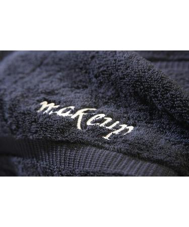 La Hammam 4 Pack Turkish Cotton Makeup Removal Towels & Washcloths - Super Soft & Highly Absorbent | Luxury Reusable Face Cloths for Facial & Skin Care - Black - Buy Online on GoSupps.com
