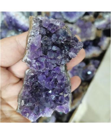 Natural Crystal Rough Natural Crystal Rough Natural Raw Amethyst Quartz Purple Crystal Cluster Stones Specimen Home Decoration Crafts Decoration Ornament (Size : 90-110g) (Size : 90-110g) - Buy Online on GoSupps.com