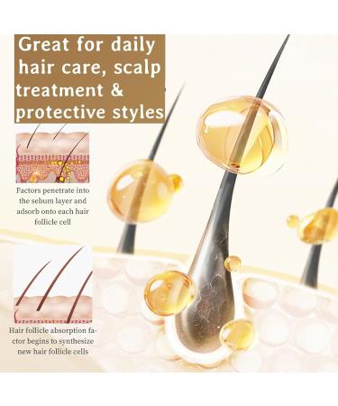 Tangsion Vitamin C Hair Treatment Oil - Deep Moisturizing Serum for Healthier Stronger Hair Adds Shine & Smooths Split Ends 100ML - Buy Online on GoSupps.com