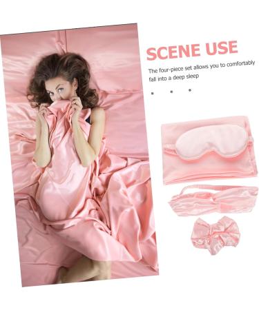 Gogogmee 1 Set Silk Eye Mask for Sleeping Silk Eye Sleeping Mask Satin Scrunchies Bridesmaids Silk Sleep Eye Mask Sleep Mask Hair Scrunchies Bachlorette for Party - Buy Online on GoSupps.com