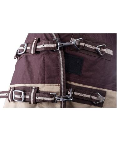 Buy RL24 Weiddecke Winterdecke High Neck 600D BASICLINE | Nylon Lining & Polara Bar Filling | 100g 200g 300g | Brown/Beige | 95cm | International Shipping Available - Buy Online on GoSupps.com