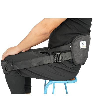 Back Support Belt for Pain Relief | Posture Correcting Harness for Low Back Pain & Sciatica | Comfort for Office Home & Outdoors - Buy Online on GoSupps.com