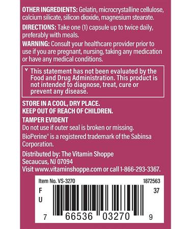 Buy Vitamin Shoppe DIM 100MG with Bioperine - Estrogen Metabolism Support for Women's Health - 120 Capsules - International Shipping - Buy Online on GoSupps.com