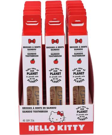 Hello Kitty Bamboo Children's Toothbrush (2-Pack) - Eco-Friendly Gentle on Gums 100% BPA-Free - Buy Online on GoSupps.com