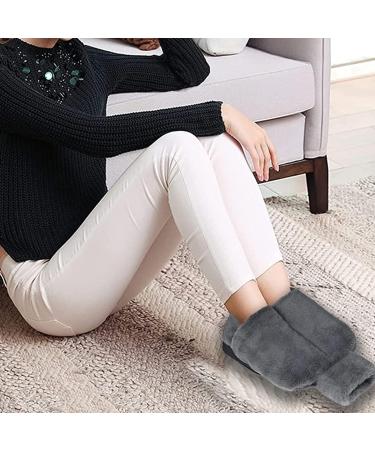 Uqtuko Electric-Free Foot Warmer - 2L Hot Water Bottle for Feet 2-in-1 Soft & Warm Foot Heater for Men & Women (Gray 38x32cm) - Ideal for Cozy Comfort Anywhere - Buy Online on GoSupps.com