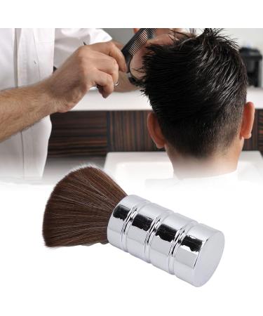 Qukaim Hair Cutting Neck Duster Brush Barber Neck Duster Brush Professional Neck Cleaning Brush Soft Gentle Electroplated Silver - Buy Online on GoSupps.com