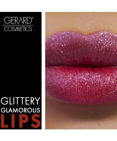 Gerard Cosmetics Glitter Lipstick in Cupid - Metallic Finish, Long-Lasting & Comfortable Formula - Buy Online on GoSupps.com