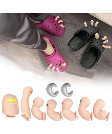 Shop Gamira Funny Toe Shoe Charm Set - Cute Chicken Clog Sandal Decorations for Men & Women | Perfect Party Gifts - Buy Online on GoSupps.com