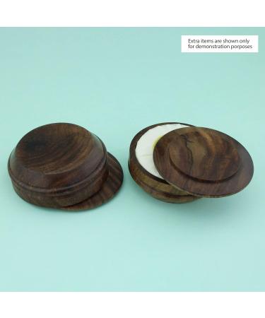 Premium Wooden Shaving Bowl with Lid | Complete Shaving Brush & Cream Set | Enhance Your Grooming Experience - Buy Online on GoSupps.com