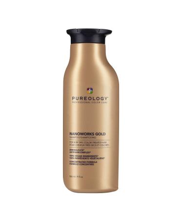 Pureology Nanoworks Gold Shampoo | For Very Dry  Color-Treated Hair | Renews Softness & Shine | Sulfate-Free | Vegan 9.2 Fl Oz (Pack of 1)