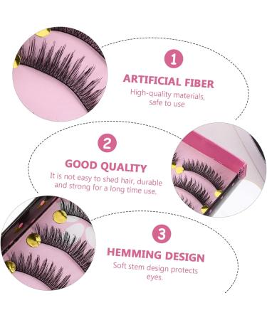 FRCOLOR 10 Pairs Fake eyelashes False Lashes Makeup Eyelashes Long Eyelashes Natural Eyelashes Ladies Girls Women Lashes Dense Eyelashes Miss artificial fiber False Eyelashes make up - Buy Online on GoSupps.com