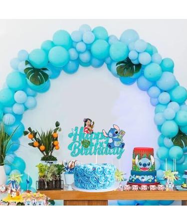 Blue Glitter GZDUCK Cake Topper - Happy Birthday & Baby Shower Cartoon Decorations - Buy Online on GoSupps.com