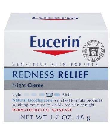 Eucerin Redness Relief Soothing Night Creme 1.70 oz (Pack of 5)