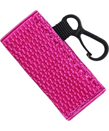 ZHUMCCY Women's lipstick keychain lipstick pouch fits most standard round and square lipsticks and lip glosses bright pink see description unisex - Buy Online on GoSupps.com