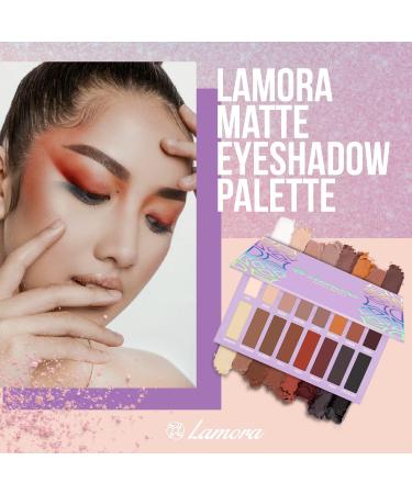 Best Pro Eyeshadow Palette Matte - 16 Highly Pigmented Vegan Shades for Warm Natural Smoky Eye Makeup - Buy Online on GoSupps.com