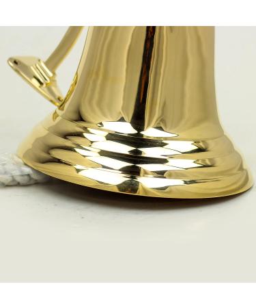 Nagina International Brass Ships Bell with Bracket and Rope Ringer - Maritime Nautical Decor - Buy Online on GoSupps.com