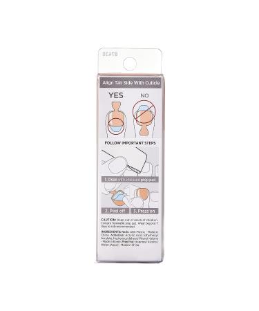 imPRESS Color Press-On Pedicure Fake Toenails Kit - Sweet Love Style, Dark Tan Square Shaped Nails with Prep Pad, Mini Nail File, Cuticle Stick - 24 Fake Nails - Buy Online on GoSupps.com