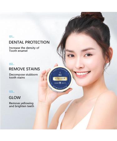 Miyanxi Tooth Powder - Effective Teeth Whitening & Brightening Powder | Removes Coffee & Smoking Stains (1PC) - Buy Online on GoSupps.com