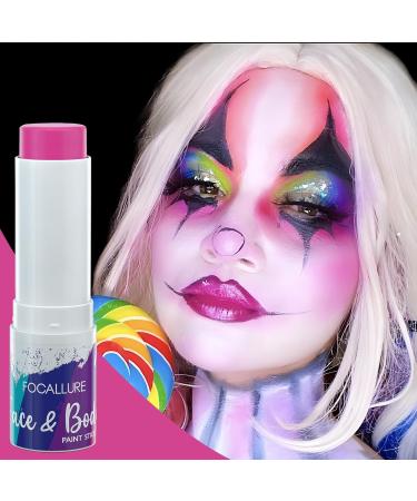 FOCALLURE Face Body Paint Stick - Hypoallergenic Eye Black for Sports & Halloween Cosplay - Professional Makeup Kit in Candy Pink CP10 - Buy Online on GoSupps.com