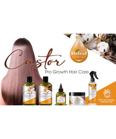 Buy Difeel Essentials Pro-Growth Castor Hair Mist 6 oz | Nourish & Strengthen Hair | Fast International Shipping - Buy Online on GoSupps.com