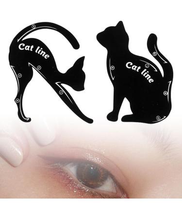 Stencils Guide Multifunctional Eyeshadow Tools Eye Makeup Aid Tool Template Tool for Cat Eyes Eyebrow Winged Liner - Buy Online on GoSupps.com