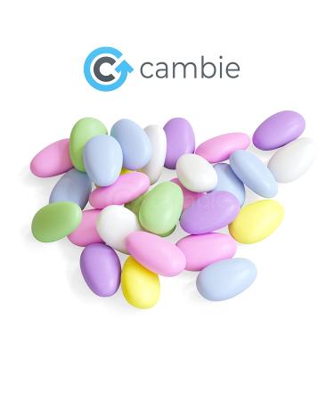 Cambie Jordan Almonds | Assorted Pastel Colors | Premium Roasted Almonds (1 lb) | Ideal for Weddings, Parties, Holidays - Buy Online on GoSupps.com