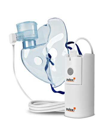 Pulox IN -200 VAPO - Portable Nebulizer Superneller Inhalator Durable Inhalation device with mask for adults and children for colds or asthma