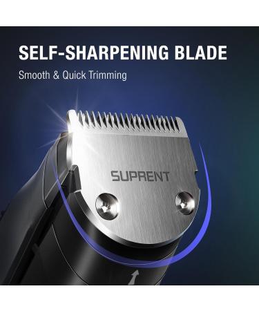 Suprent Electric Beard Trimmer for Men - 19 Adjustable Lengths Precision Cutter & Razor | Perfect Grooming Tool - Buy Online on GoSupps.com